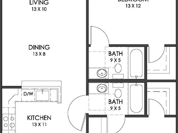 3rd image of 1351 W Allen St #23