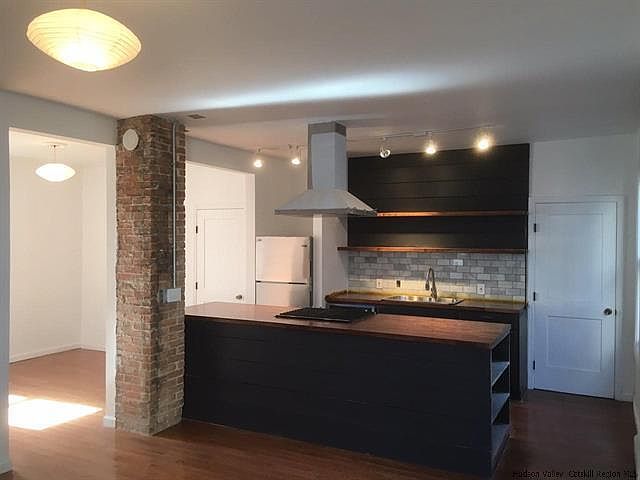 Gorgeous open concept kitchen/living area