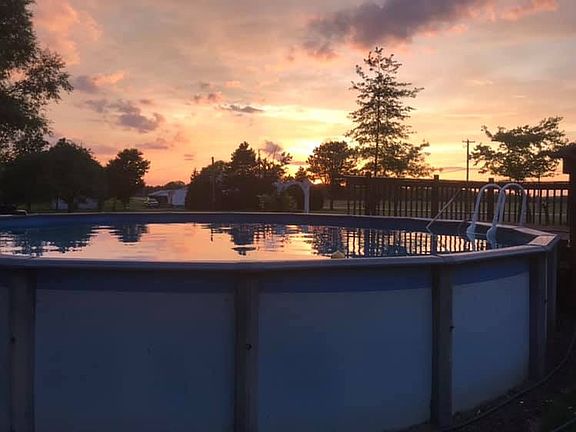 Beautiful summer sunset 