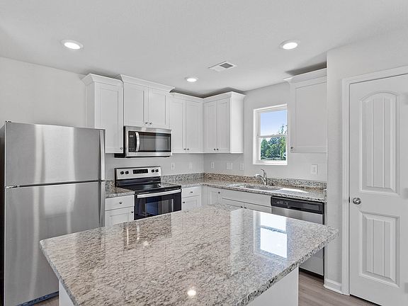 Fully loaded kitchen with stainless steel appliances included