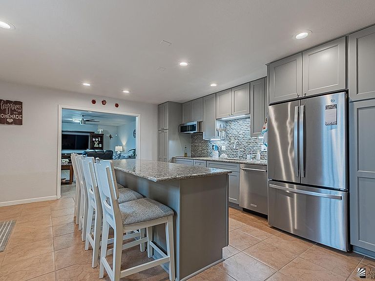 Kitchen and living room