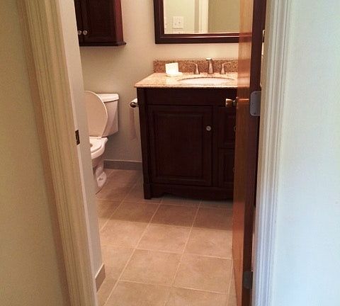 Newly renovated bathroom
