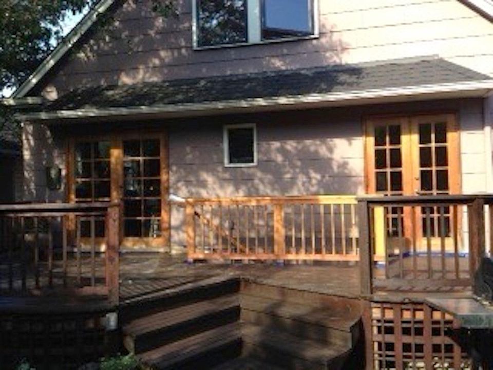Apartment entrance at back of house.