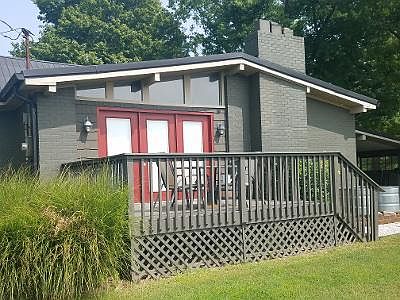 Front deck off great room.