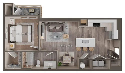 Floor plan Amethyst I