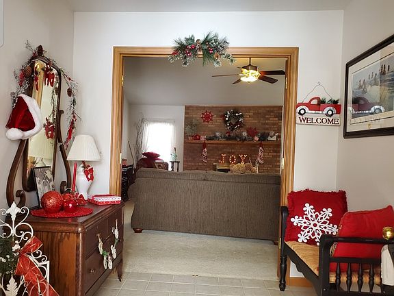 Foyer with French Doors