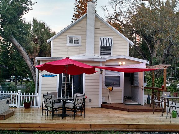 Back of home w/massive deck 