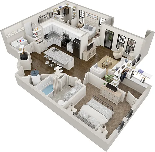 Floor plan Academic - B2