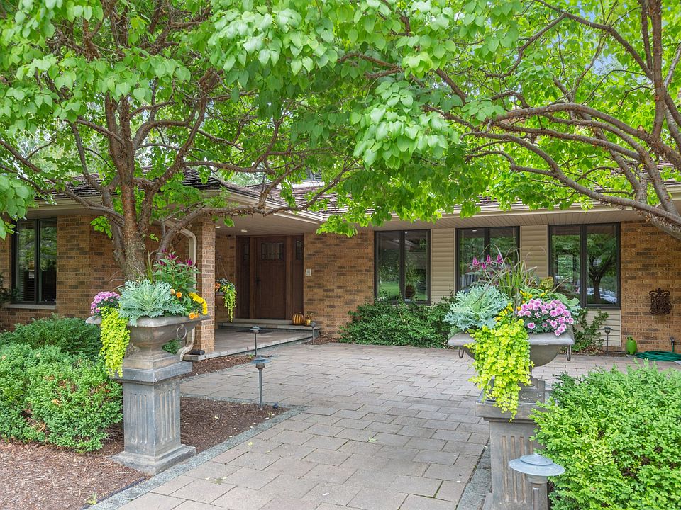 Perennial Gardens & Courtyard to Front Entry
