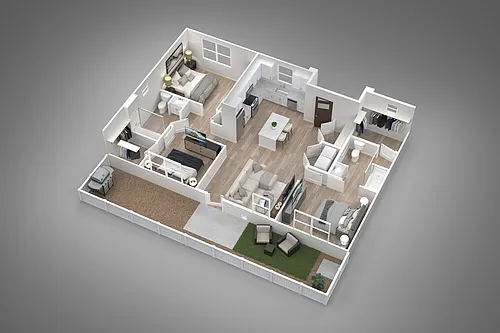 Floor plan Pinnacle-A