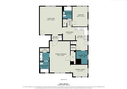 Floor plan Downstairs Open Deck