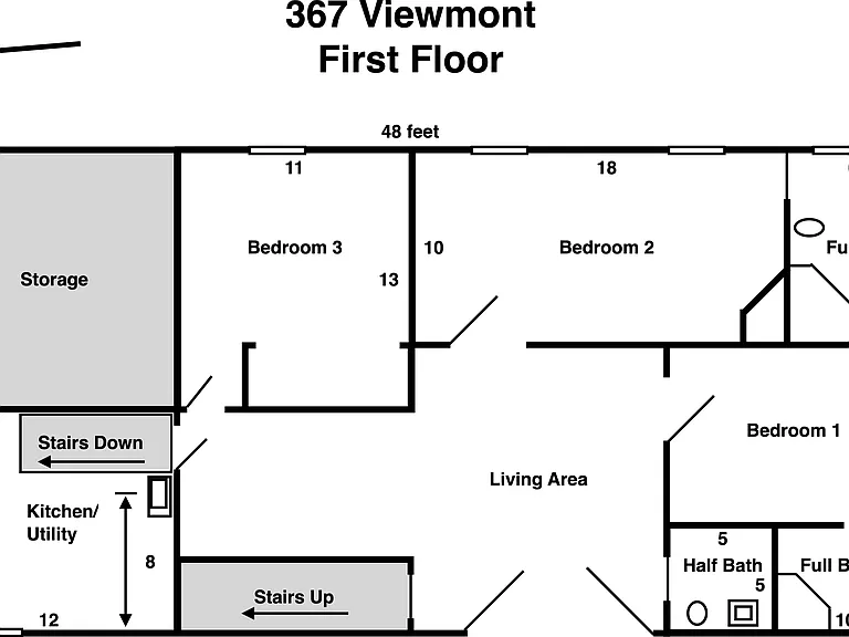 Comfortable, spacious layout