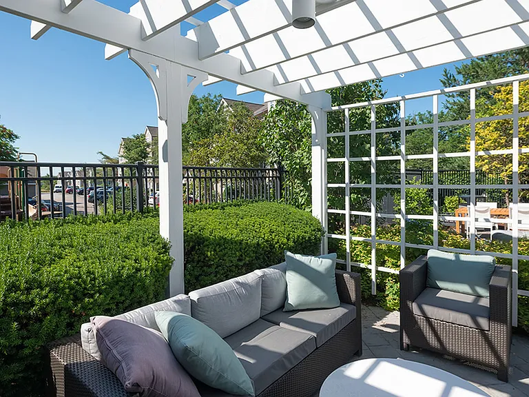 Get some fresh air in our outdoor lounge
