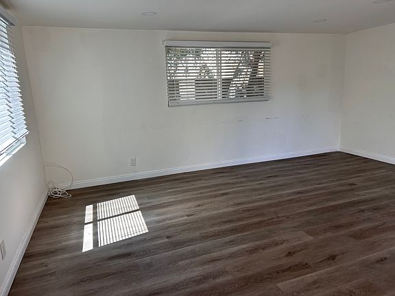 Living room looking toward the backyard