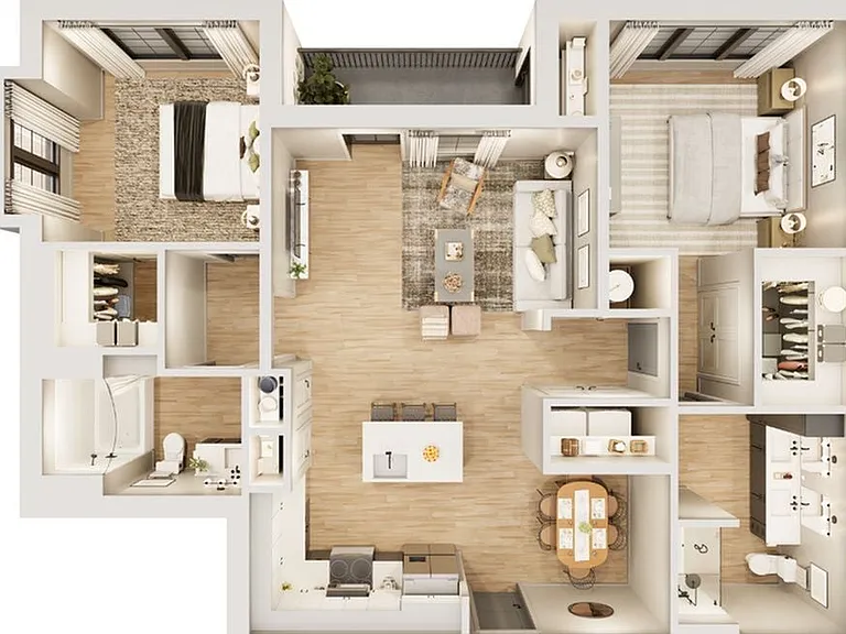B1 - 2 Bed _ 2 Bath B1 - 2 Bed _ 2 Bath