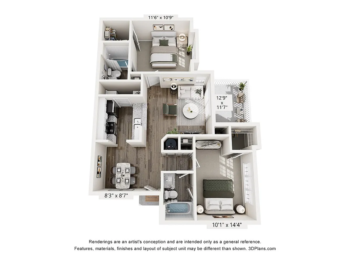 Floor plan Cambridge