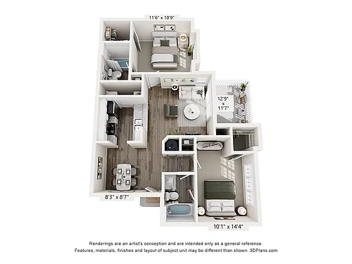 Floor plan Cambridge