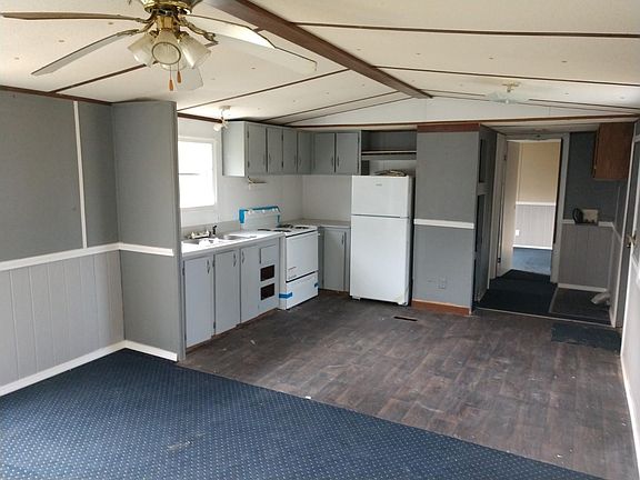 Living room and kitchen