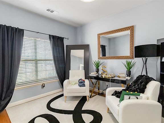 Living area with baseboards