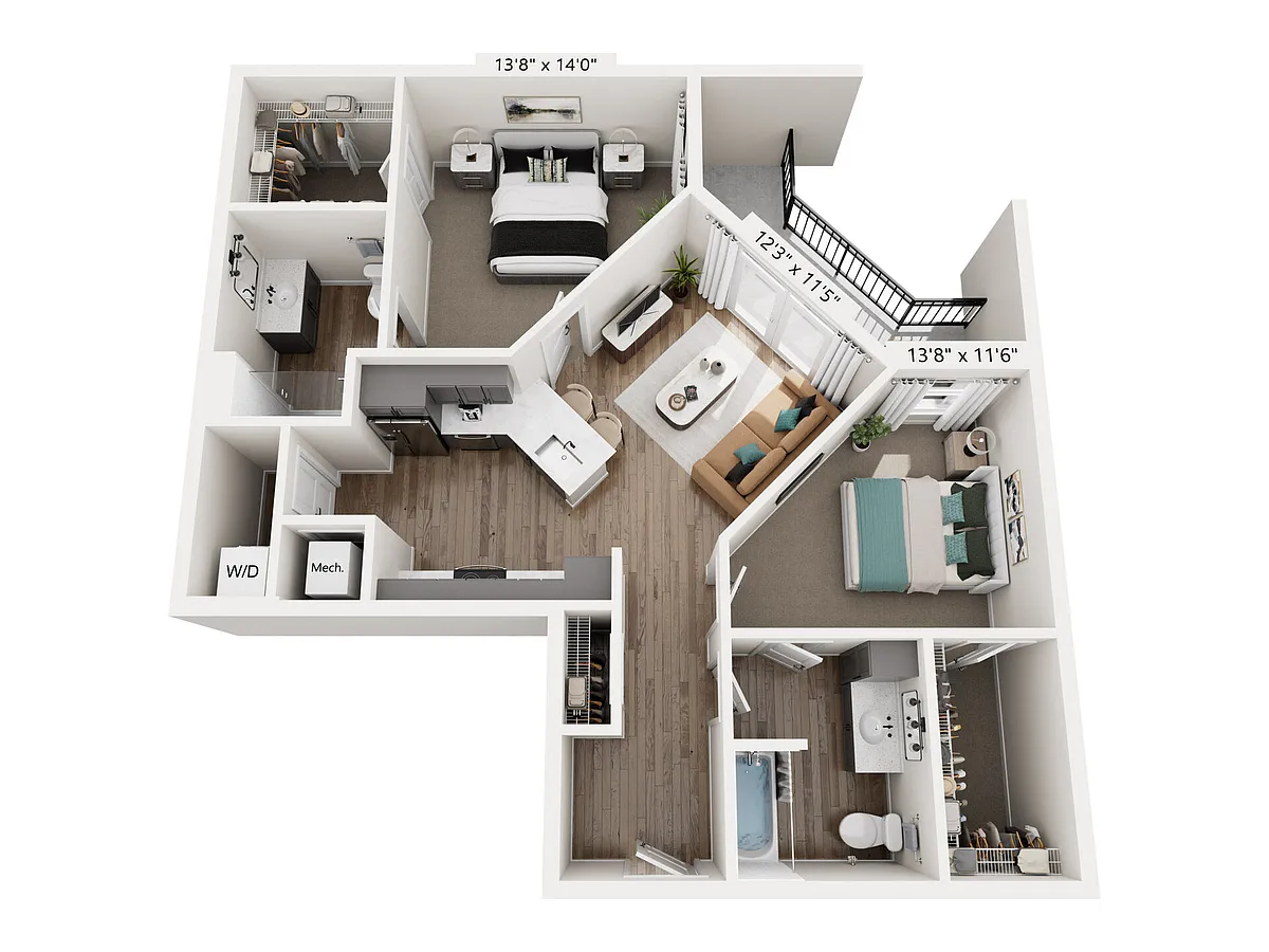 Floor plan B2