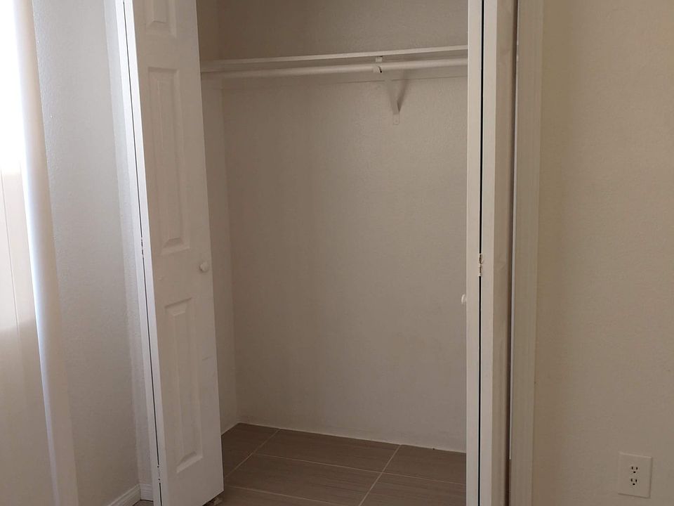 Each room comes with a spacious closet. I