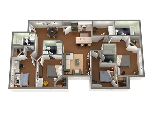 Floor plan 4X4