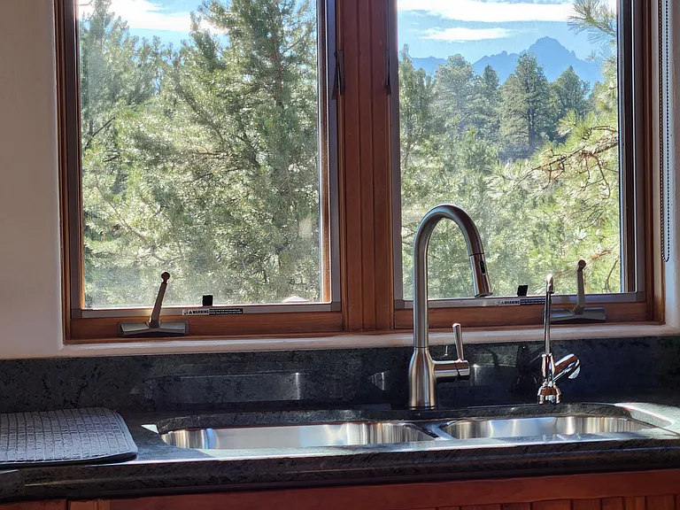 Kitchen view of Mt. Sneffels