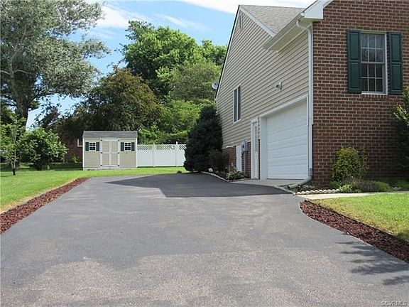 2 car side load garage and garden shed