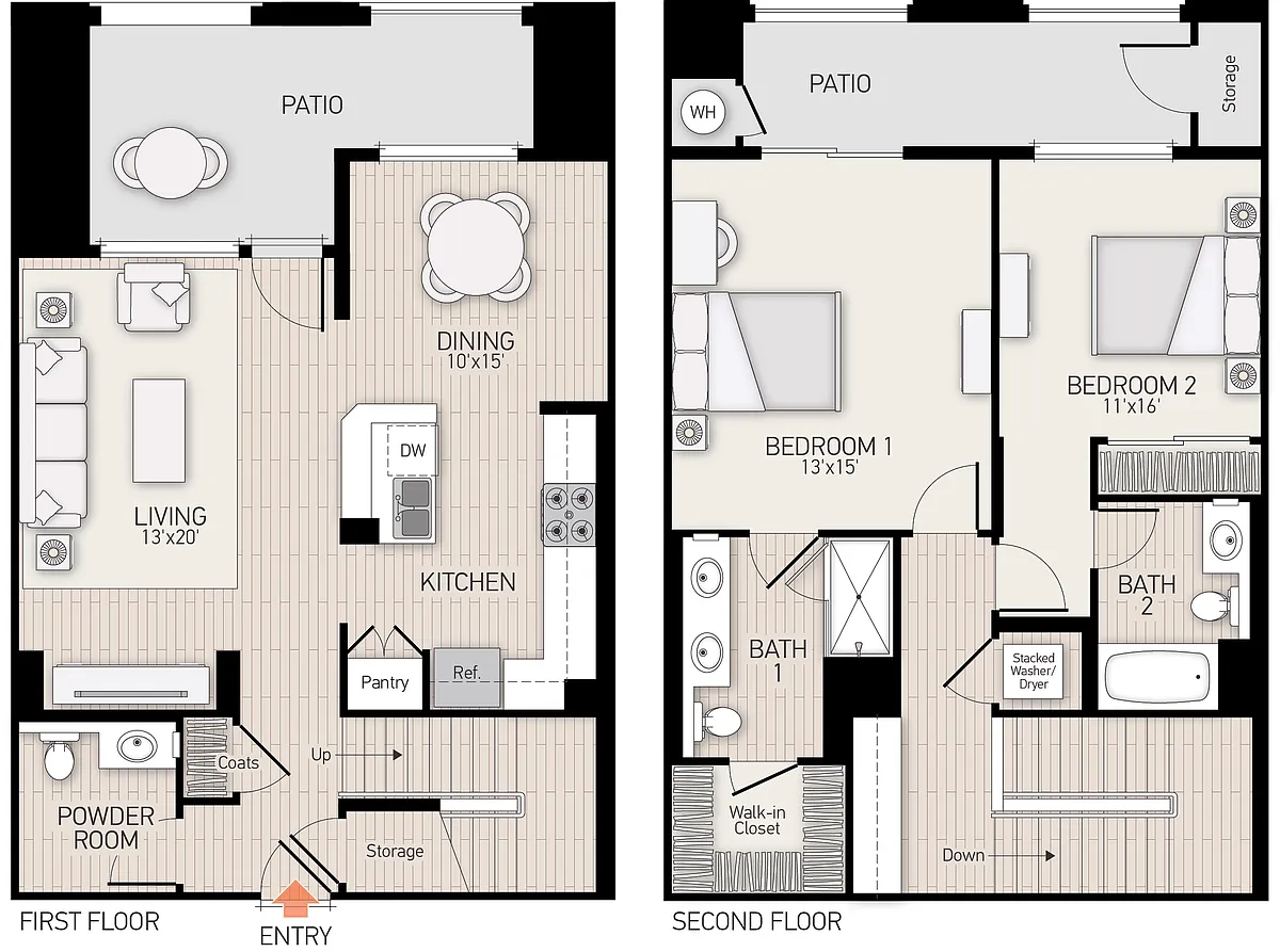 Floor plan Cambria - Plan 45