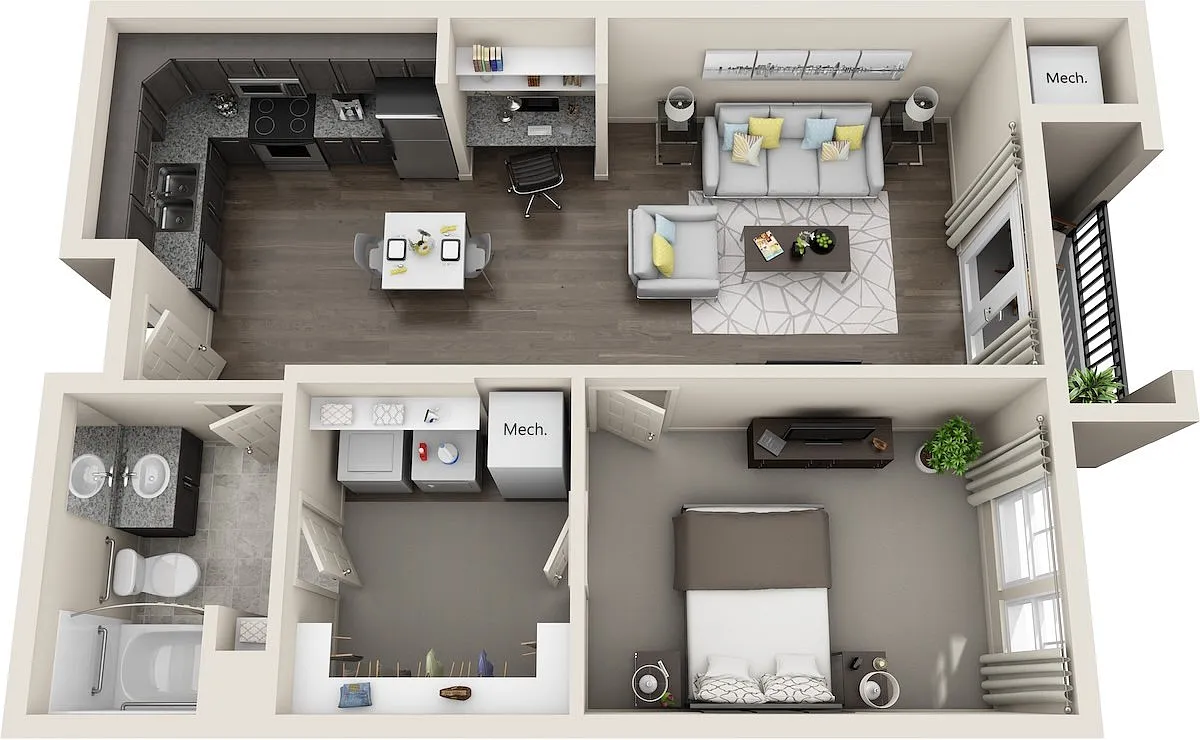 Floor plan A1B