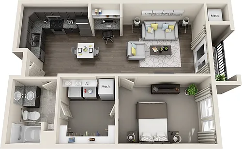 Floor plan A1B