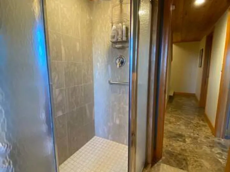 Bathroom #2 - Large Marble /tile Shower with rain shower head