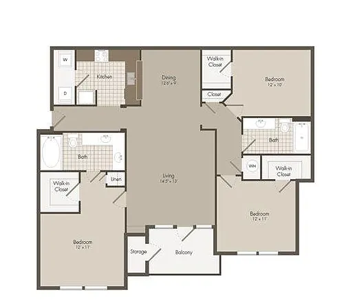 Floor plan C1 - Wellington