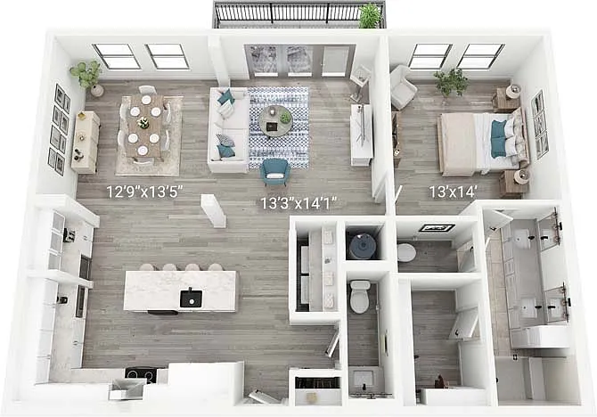 Floor plan Chalmers