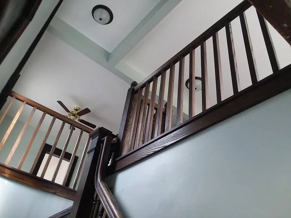 historic wood private inside stairway