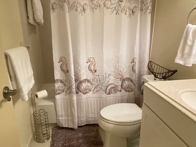 main bathroom with tub