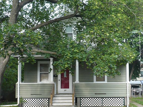 front looking east