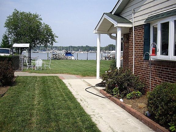 Side Yard - water view