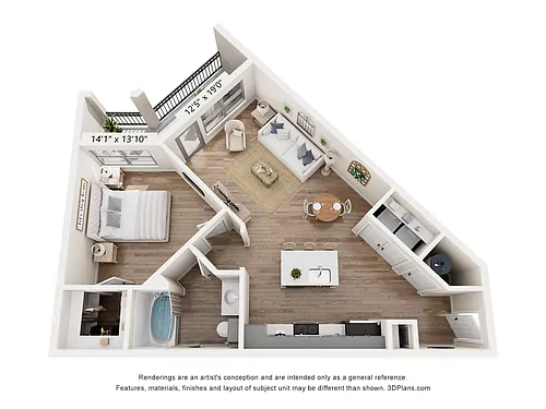 Floor plan Hawthorn