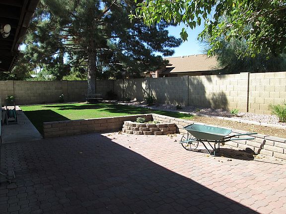 Large back yard with room to play