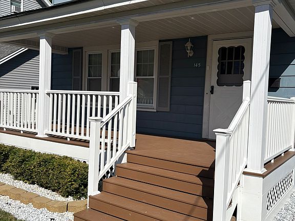 New composite porch, attractive curb appeal