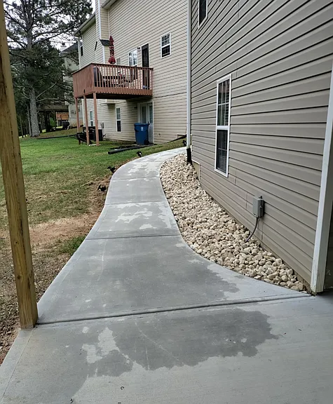 Pathway to entrance