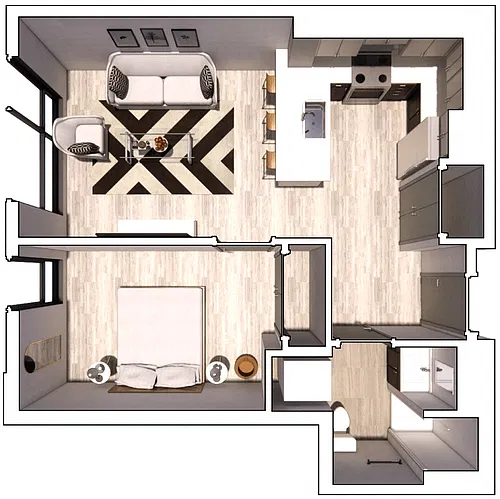 Floor plan 1C