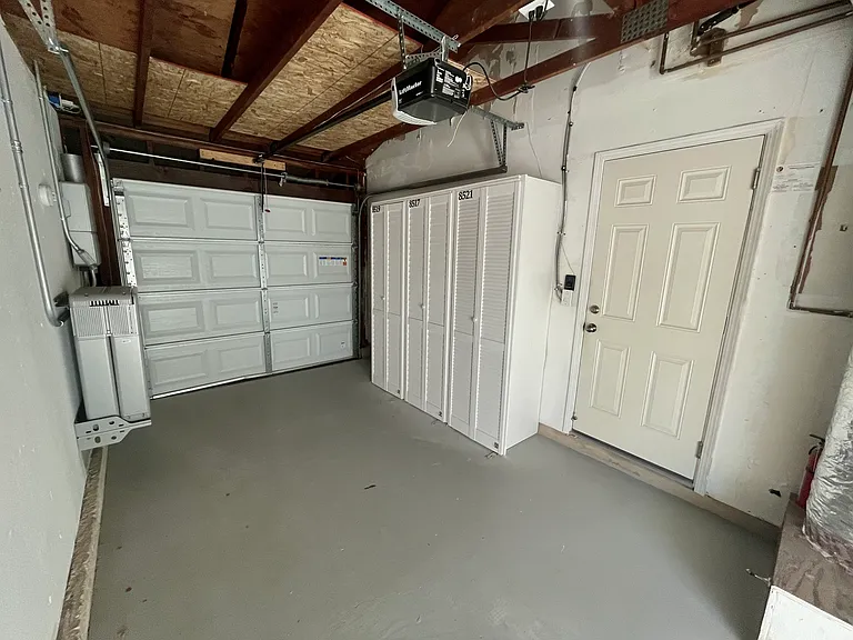 Garage with storage