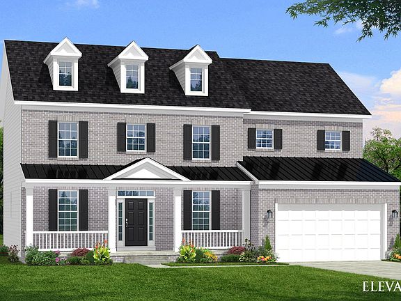 Exterior Rendering of Castlerock II Elevation 16 at Brunswick Crossing in Frederick County, Maryland