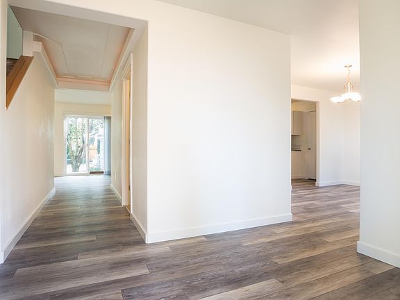 Entry Hallway (straight ahead) Office (not shown here) Immediately inside front door to left Dining Room on Right (connects to kitchen)