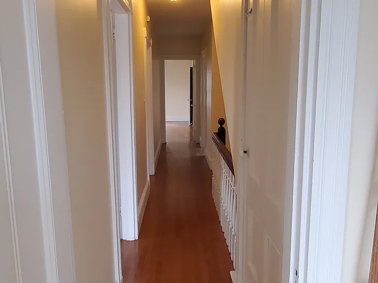 Second floor hallway looking back