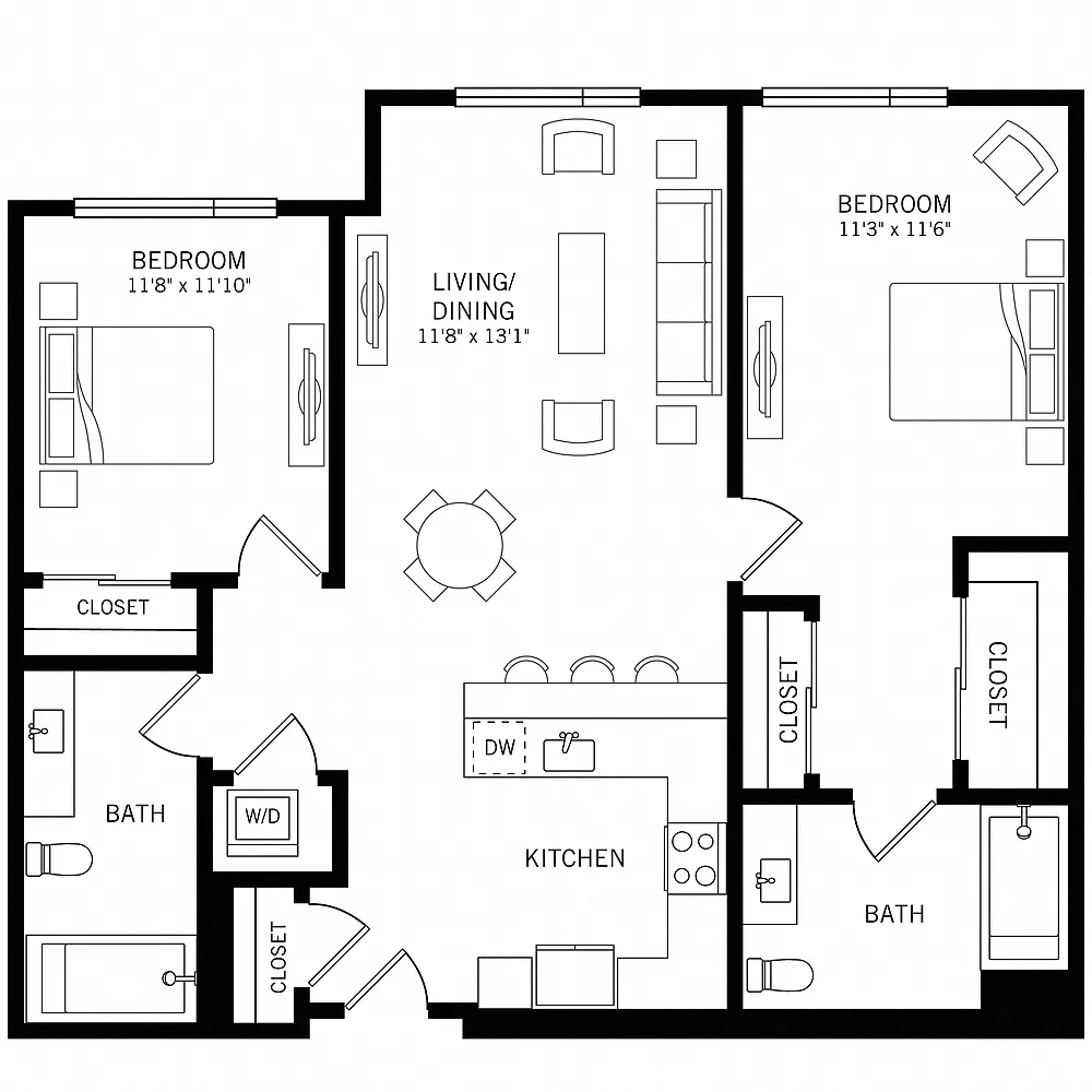 Floor plan B2A