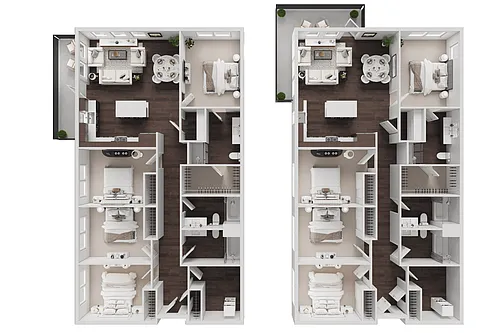 Floor plan Basecamp - Arrive