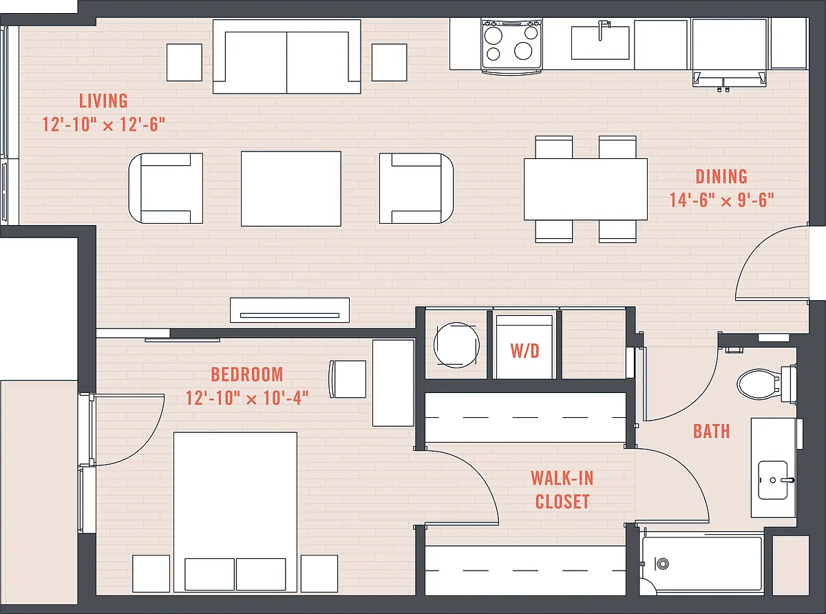 Floor plan A1G